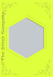 3 Aperture cards with Envelope Lime - The Stitch Company