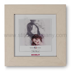 Wooden frame 14 x 14 cm, ivory - The Stitch Company