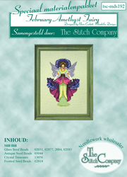 Materialkit February Amethyst Fairy  - The Stitch Company