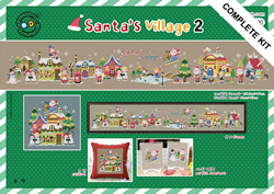 Borduurpakket Santa's Village 2 - The Stitch Company