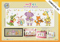 Borduurpakket Animal Band - The Stitch Company