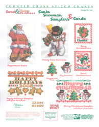 Cross Stitch Chart Sweet & Spicy Christmas - Vermillion Stitchery
