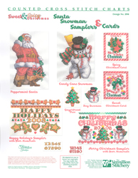 Borduurpatroon Sweet & Spicy Christmas - Vermillion Stitchery