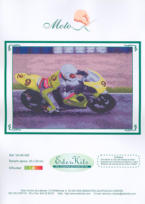 Cross Stitch Chart Moto - Eder