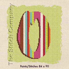 Cross Stitch Chart O - LiliPoints