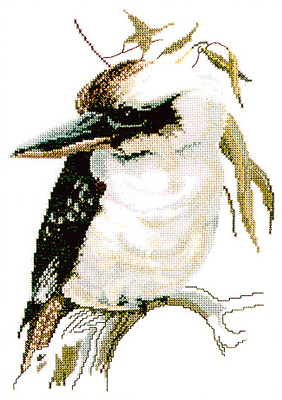 Borduurpatroon Kookaburra - Ross Originals