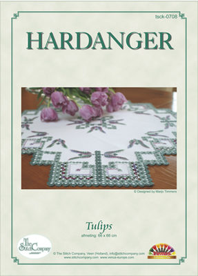 Hardanger Chart Tulips - The Stitch Company