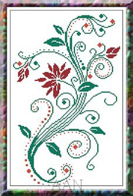 Cross Stitch Chart Summer Bouquet - Alessandra Adelaide