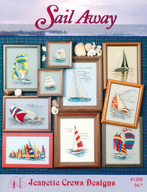 Cross Stitch Chart Sail Away - Jeanette Crews Designs