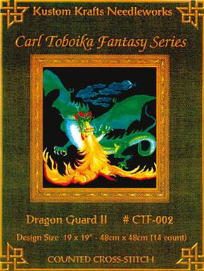 Cross Stitch Chart Dragon Guard II - Kustom Krafts