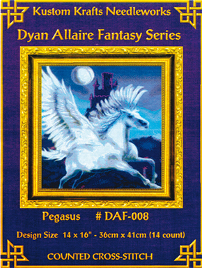 Cross Stitch Chart Pegasus - Kustom Krafts