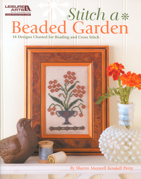 Cross Stitch Chart Stitch a Beaded Garden - Leisure Arts