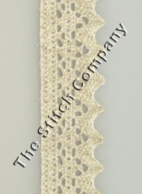 Lace 3 cm Oatmeal - Fabric Flair