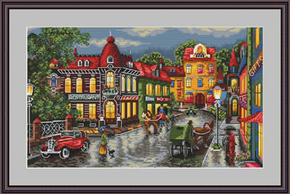 Cross Stitch Kit The Old City - Merejka