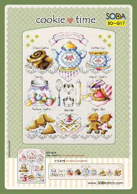 Cross Stitch Chart Cookie Time - Soda Stitch