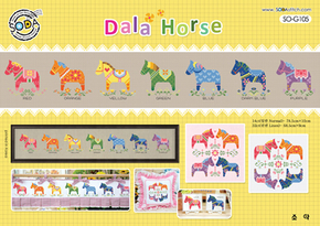 Borduurpatroon Dala Horse - Soda Stitch