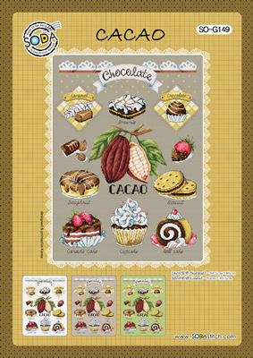 Cross stitch chart Cacao - Soda Stitch