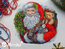 Cross stitch kit Santa with Wreath - Merejka