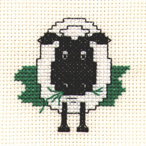 Cross Stitch Kit Farmyard Sheep - Mouseloft