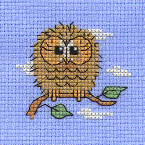 Cross Stitch Kit Baby Owl - Mouseloft