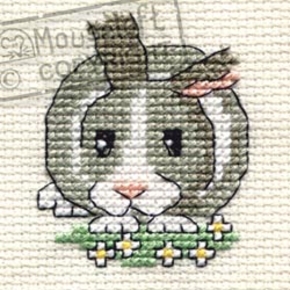Cross Stitch Kit Daisy Rabbit - Mouseloft