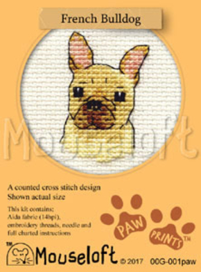 Borduurpakket French Bulldog - Mouseloft