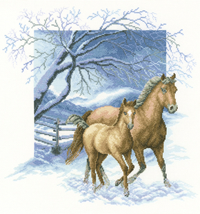 Cross Stitch Kit Beyond the Village Fence - RTO