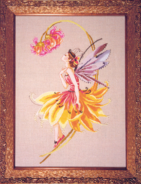 Cross Stitch Chart The Petal Fairy - Mirabilia Designs