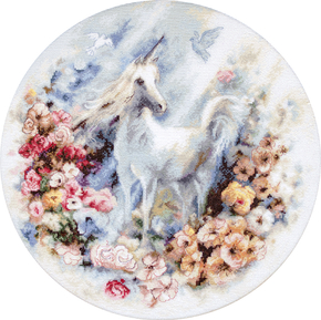 Cross stitch kit Unicorn - Leti Stitch