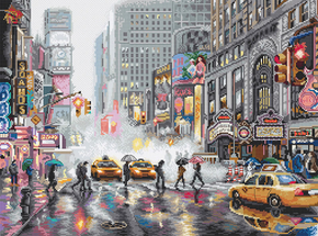 Cross stitch kit New York / Range: Cities - Leti Stitch