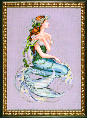 Cross stitch chart Enchanted Mermaid  - Mirabilia Designs