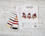 Cross stitch kit Christmas Tigers Toys kit of 3 pieces - Leti Stitch