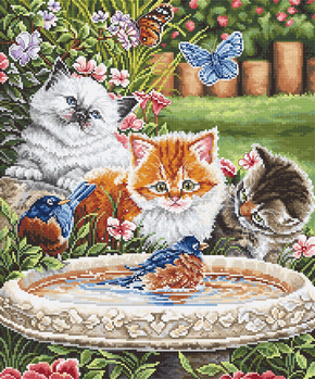 Cross stitch kit Splashing Up Some Fun - Leti Stitch