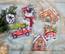 Borduurpakket Christmas Ornaments Kit nr. 4 / 5 pcs - Leti Stitch