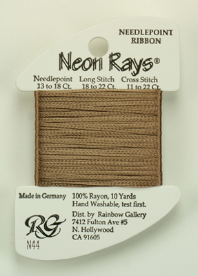 Neon Rays Lite Smoke Brown - Rainbow Gallery