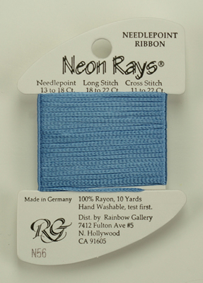 Neon Rays Lite Blue - Rainbow Gallery