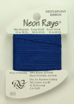 Neon Rays Royal Blue - Rainbow Gallery