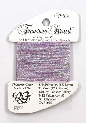 Petite Treasure Braid Pearl Amethyst - Rainbow Gallery