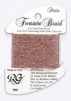 Petite Treasure Braid Dark Power Pink - Rainbow Gallery