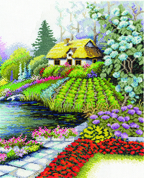 Cross Stitch Kit Picturesque Corner - PANNA