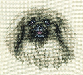 Borduurpakket Pekinese - PANNA