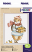 Cross stitch kit Hamster and Mandarins - PANNA