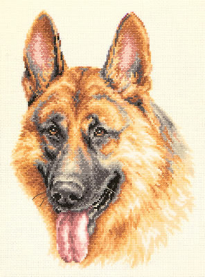 Cross stitch kit German Shepherd - Magic Needle