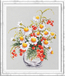 Cross stitch kit Chamomile and Red Currant - Magic Needle