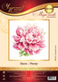 Cross stitch kit Peony - Magic Needle