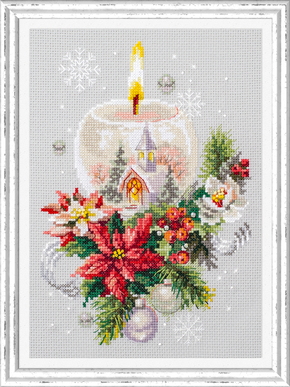 Cross stitch kit Christmas Candle - Magic Needle