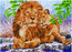 Diamond Dotz Lion Family - Needleart World