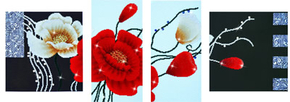 Diamond Dotz Art Deco Poppies - Needleart World