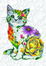 Diamond Dotz Flower Puss - Needleart World