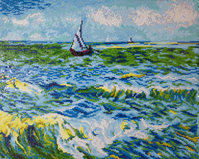 Diamond Dotz Seascape at Saint Maries (Van Gogh) - Needleart World